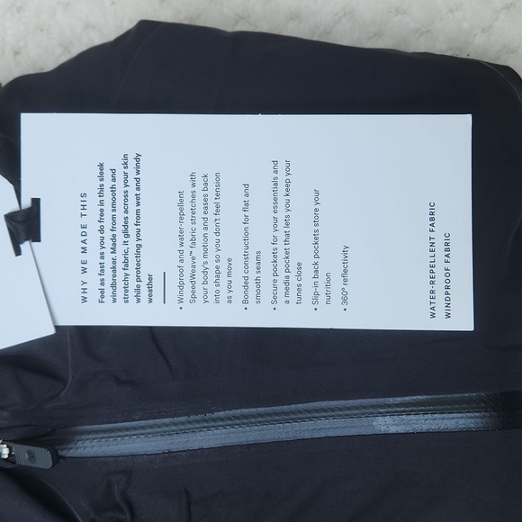 Nwt Lululemon Fast & Free Windbreaker - Picture 12 of 13